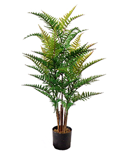 90 CM UV RESISTANT PLASTIC LEATHER FERN PLANT